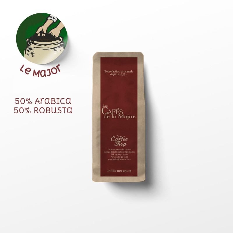 Mélange Arabica-Robusta Le Major