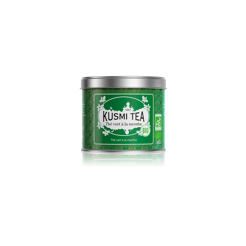 Thé vert à la menthe - Boîte 100g