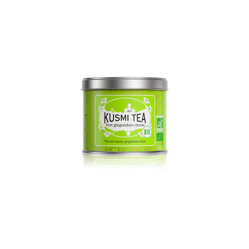 Thé vert gingembre-citron - Boîte 100g