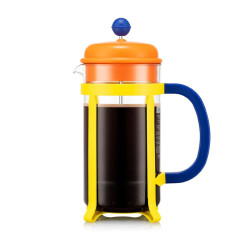 Cafetière à piston "JAVA Multicolore" 8 tasses