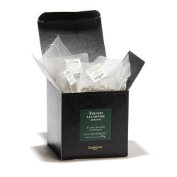 Thé en sachet : Thé vert à la menthe aromatisé - N°667, 25 sachets Cristal®