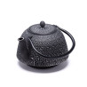 Théière Fonte de Chine "Huashu" noire/argent  1,3 L